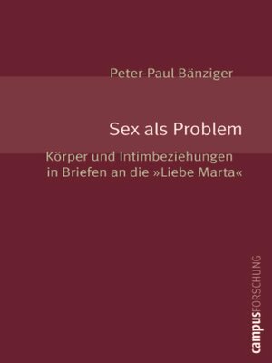 cover image of Sex als Problem